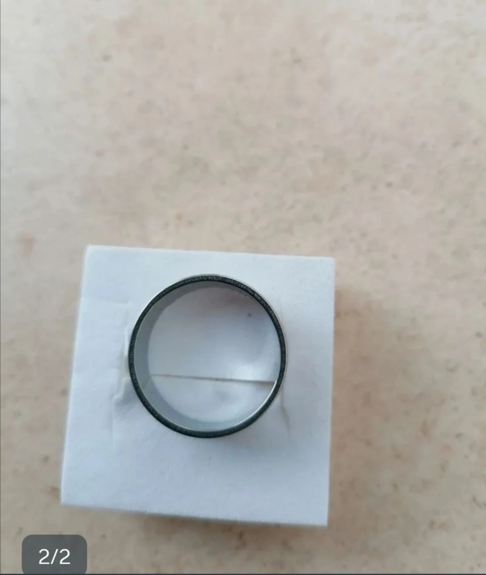 Anillo de acero unisex – photo 2